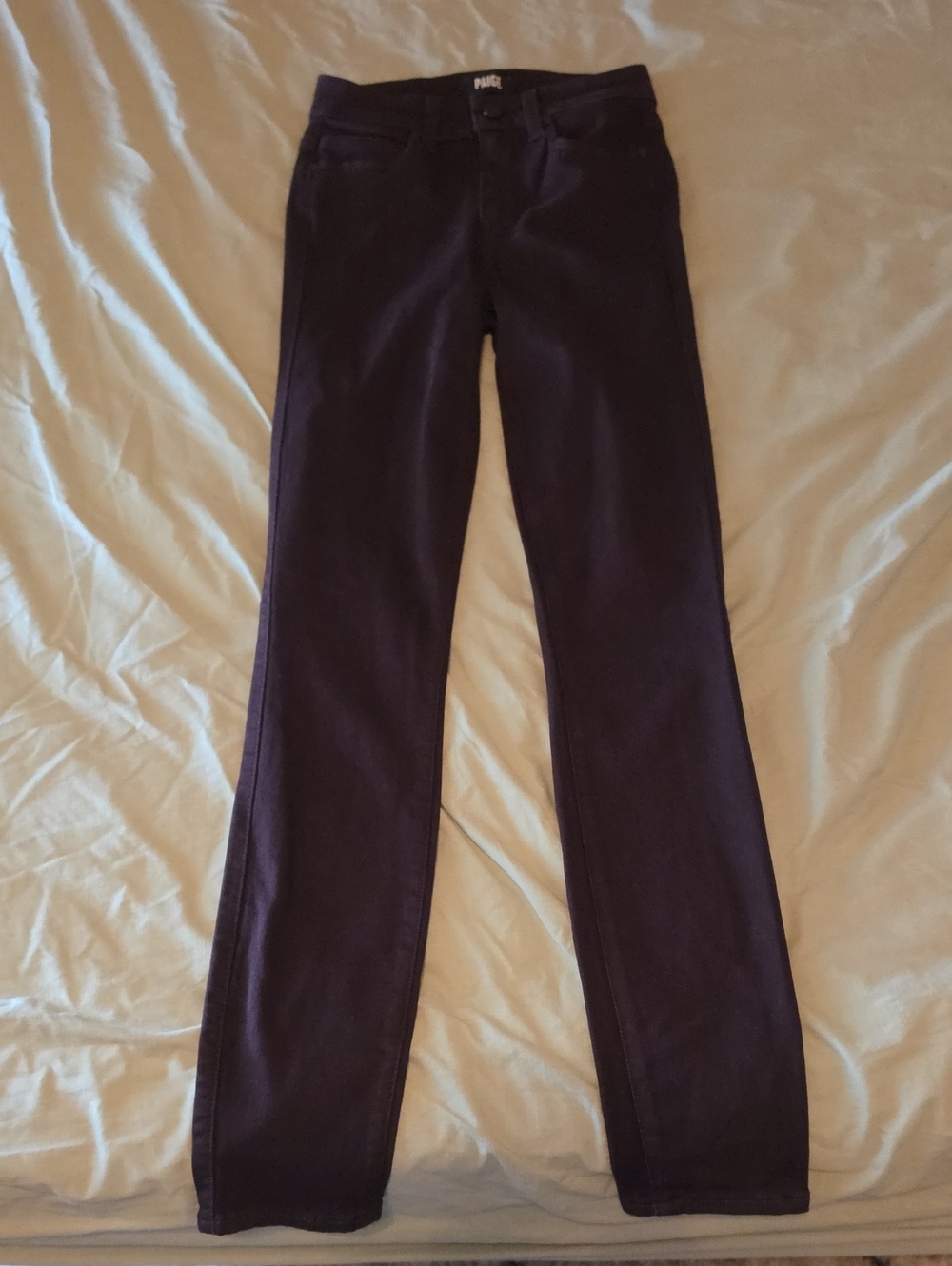 NWT Paige Hoxton Ankle High Rise Ankle Skinny Purple Jeans Size 23